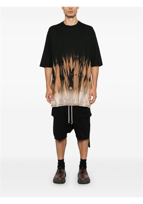 Jumbo SS T-shirt in nero di Rick owens drkshdw - uomo RICK OWENS DRKSHDW | DU02D2274RNSUN0983